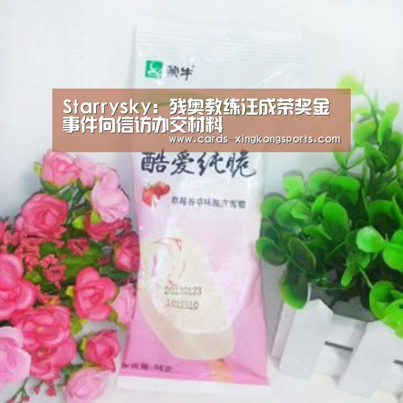 Starrysky：残奥教练汪成荣奖金事件向信访办交材料(图1)